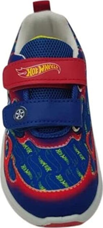 Scarpe-Hot-Wheels-blu-con-luci-+-macchinina-in-omaggio