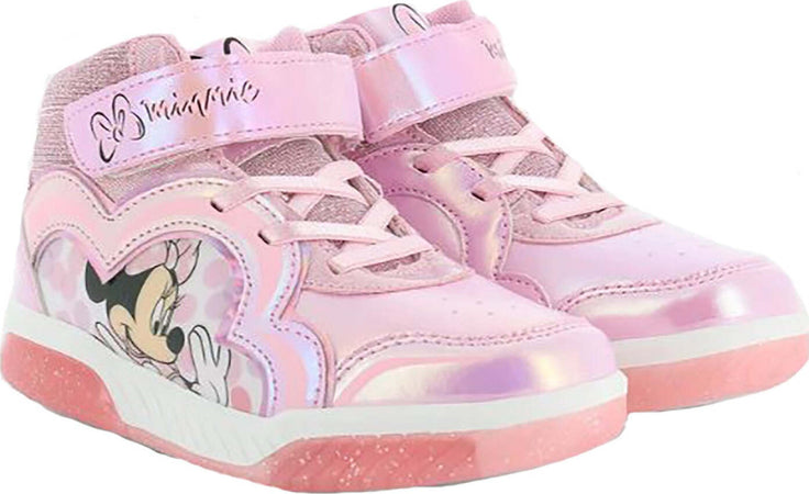 Scarpe Minnie con luci alte Bambina dal 25 al 33 Rosa acceso Disney Moda/Bambine e ragazze/Scarpe/Sneaker e scarpe sportive/Sneaker casual Store Kitty Fashion - Roma, Commerciovirtuoso.it
