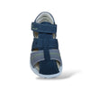 Scarpe Ragnetto Primi Passi Bambini Balocchi Ciciban Teddy Blue-Grigio – Pelle Velcro