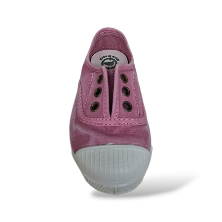 Sneakers Bambina Natural World 470 Rosa Elastico – Scarpe Vegane Traspiranti Primavera Estate