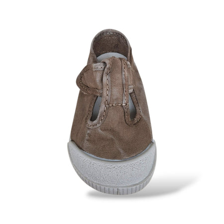 Sneakers Barefoot Bambini Beige Natural World 4521 – Vegane, Velcro, Bio | Scarpetteria Gica