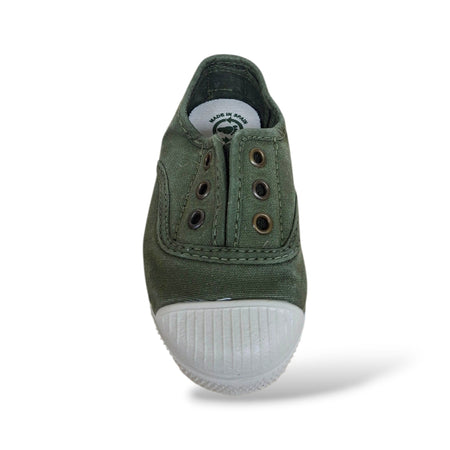 Sneakers Bambini Natural World 470 Verdone Elastico – Scarpe Vegane Traspiranti Primavera Estate