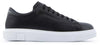 Scarpe Uomo Armani Exchange In Pelle Tinta Unita Sneaker Casual Con Suola In Gomma 3 Cm E Lacci Nuova Collezone Primavera- Estate 2023