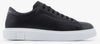 Scarpe Uomo Armani Exchange In Pelle Tinta Unita Sneaker Casual Con Suola In Gomma 3 Cm E Lacci Nuova Collezone Primavera- Estate 2023