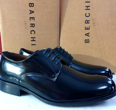 Scarpe Uomo Da Cerimonia Baerchi Made in Spain Scarpe Stringate Basse Nere in Pelle Eleganti Calzata Comoda Moda/Uomo/Scarpe/Scarpe stringate basse D'Avanzo Clazature - Nola, Commerciovirtuoso.it