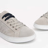 Scarpe Uomo Nerogiardini in Camoscio Con Inserti in Pelle Sneaker Casual Con Lacci E Suola in Gomma a Cassetta 3 Cm Collezione Primavera-Estate 2022