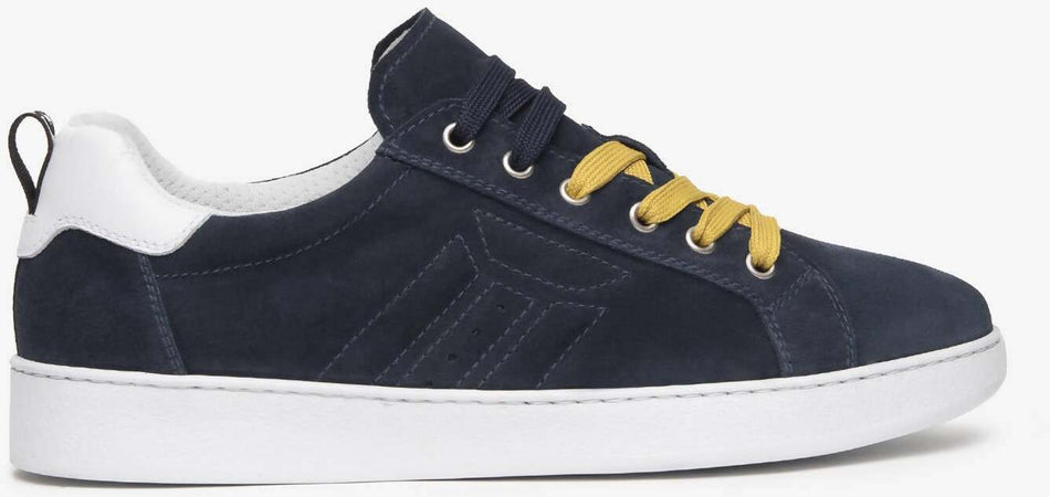 Scarpe Uomo Nerogiardini in Camoscio Con Inserti in Pelle Sneaker Casual Con Lacci E Suola in Gomma a Cassetta 3 Cm Collezione Primavera-Estate 2022