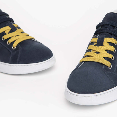 Scarpe Uomo Nerogiardini in Camoscio Con Inserti in Pelle Sneaker Casual Con Lacci E Suola in Gomma a Cassetta 3 Cm Collezione Primavera-Estate 2022