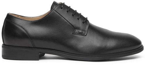Scarpe Uomo Nerogiardini Scarpe Stringate Basse in Pelle Nera Quattro Fori Scarpe Casual Con Fondo in Gomma 2,5 Cm E Lacci Dry - Go Art.E202304u/100 Estate 2022