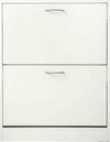 Scarpiera 2 Ante Ripiani Doppia Profondita In Melamina 63x24x80cm Colore Bianco Casa e cucina/Organizzazione interni/Organizzazione guardaroba/Portascarpe/Scarpiere Trade Shop italia - Napoli, Commerciovirtuoso.it