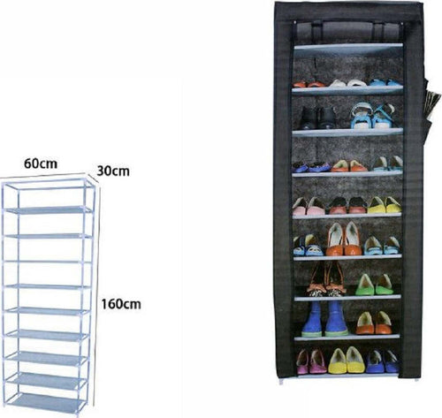 Scarpiera 9 Ripiani In Tessuto Tnt Armadio Portatile Campeggio 60x30x160cm 69070 Casa, arredamento e bricolage > Soluzioni salvaspazio > Armadi e Scarpiere portatili Trade Shop italia - Napoli, Commerciovirtuoso.it
