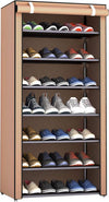 Scarpiera Armadio Salvaspazio 60x30x122cm Scarpe Rivestimento Tessuto Chiusura Casa e cucina/Organizzazione interni/Organizzazione guardaroba/Portascarpe/Scaffali portascarpe Trade Shop italia - Napoli, Commerciovirtuoso.it