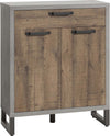 Scarpiera base multiuso LaFabrica grigio cemento e rovere invecchiato Casa e cucina/Organizzazione interni/Organizzazione guardaroba/Portascarpe/Scarpiere Decor Space - Altamura, Commerciovirtuoso.it