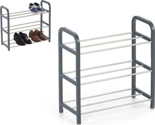 Scarpiera In Metallo Plastica 3 Livelli 40x19x44cm Salvaspazio Porta Scarpe Casa Casa e cucina/Organizzazione interni/Organizzazione guardaroba/Portascarpe/Scarpiere Trade Shop italia - Napoli, Commerciovirtuoso.it