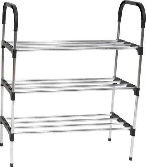 Scarpiera In Metallo Plastica 3 Livelli 57x26x66cm Salvaspazio Porta Scarpe Casa Casa e cucina/Organizzazione interni/Organizzazione guardaroba/Portascarpe/Scarpiere Trade Shop italia - Napoli, Commerciovirtuoso.it