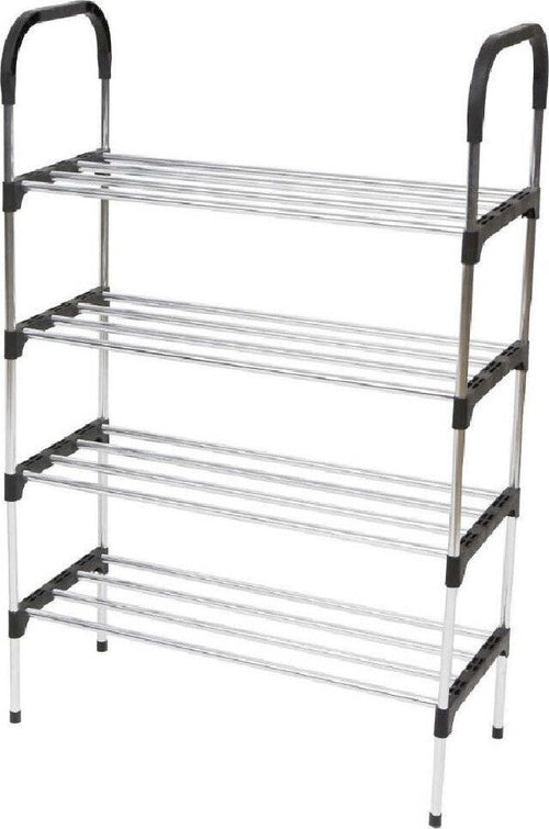 Scarpiera In Metallo Plastica 4 Livelli 57x26x83cm Salvaspazio Porta Scarpe Casa Casa e cucina/Organizzazione interni/Organizzazione guardaroba/Portascarpe/Scarpiere Trade Shop italia - Napoli, Commerciovirtuoso.it