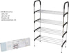 Scarpiera In Metallo Plastica 4 Livelli 57x26x83cm Salvaspazio Porta Scarpe Casa Casa e cucina/Organizzazione interni/Organizzazione guardaroba/Portascarpe/Scarpiere Trade Shop italia - Napoli, Commerciovirtuoso.it
