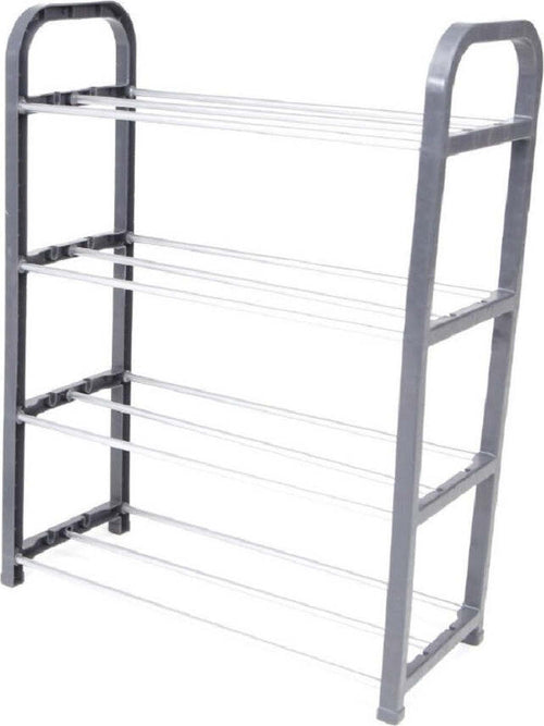 Scarpiera In Plastica 4 Ripiani Livelli Salvaspazio 40x19x56cm Porta Scarpe Casa Casa e cucina/Organizzazione interni/Organizzazione guardaroba/Portascarpe/Scarpiere Trade Shop italia - Napoli, Commerciovirtuoso.it