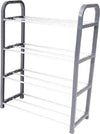 Scarpiera-In-Plastica-4-Ripiani-Livelli-Salvaspazio-40x19x56cm-Porta-Scarpe-Casa