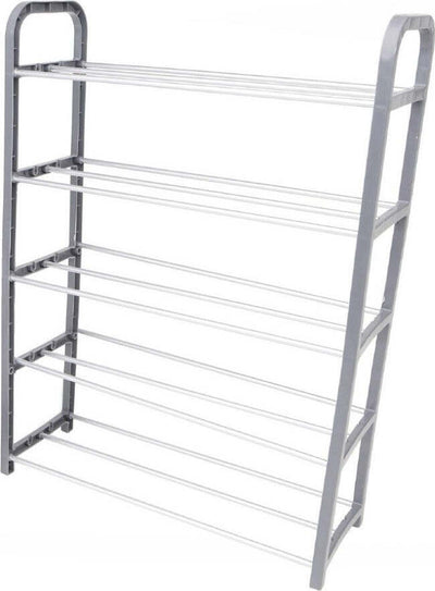 Scarpiera In Plastica 5 Ripiani Livelli Salvaspazio 50x19x68cm Porta Scarpe Casa Casa e cucina/Organizzazione interni/Organizzazione guardaroba/Portascarpe/Scarpiere Trade Shop italia - Napoli, Commerciovirtuoso.it