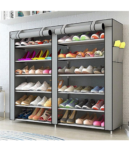 Scarpiera In Tela 6 Livelli Per Soggiorno Corridoio Organizzatore Scarpe Scaffale