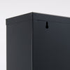 Scarpiera Slim in metallo Nero con ante basculanti porta scarpe salvaspazio da interno