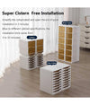 Scarpiera Pieghevole Impilabile E Comninabile A 6 Ripiani Antipolvere 105x34x25