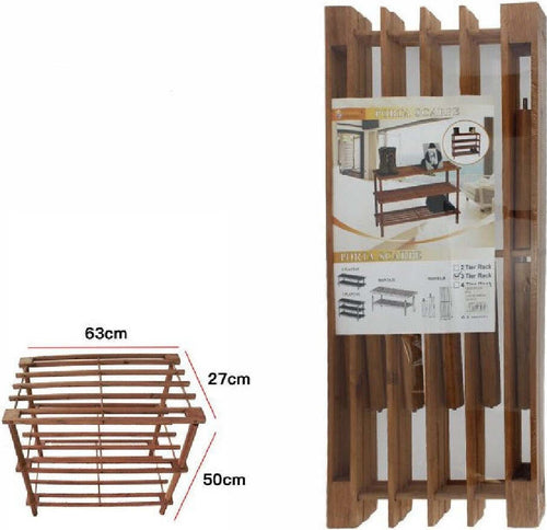 Scarpiera Porta Scarpe 3 Piani Ripiani In Legno Scaffale Mobile 63x27x50cm 35974 Casa, arredamento e bricolage > Arredamento > Scarpiere Trade Shop italia - Napoli, Commerciovirtuoso.it