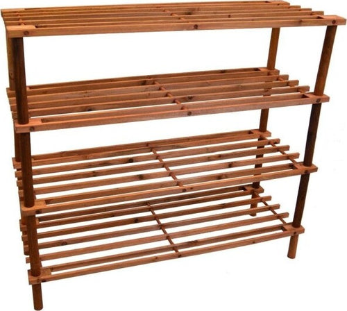 Scarpiera-Porta-Scarpe-4-Ripiani-Piani-In-Legno-Scaffale-Mobile-Salvaspazio-Casa