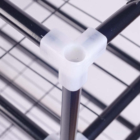 Scarpiera-Salvaspazio-6-Ripiani-18-Paia-Scaffale-Acciaio-e-Tessuto-TNT-Marrone