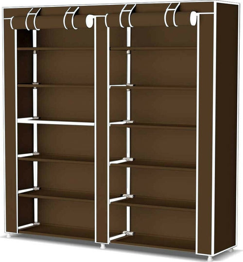 Scarpiera Salvaspazio 7 Ripiani 36 Paia Scaffale Acciaio E Tessuto Tnt Marrone Casa, arredamento e bricolage > Soluzioni salvaspazio > Armadi e Scarpiere portatili > Scarpiere Trade Shop italia - Napoli, Commerciovirtuoso.it