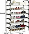 Scarpiera-scaffale-6-Ripiani-Salvaspazio-Ordina-Arredo-Scarpe-Uomo-Donna-bimbo