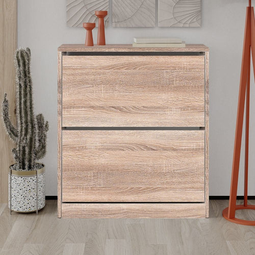 Scarpiera shc520 a due ante a ribalta rovere