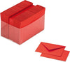 Scatola 100 cartoncini (200gr) + 100 buste (90gr) - rosso - formato 9 - Favini Cancelleria e prodotti per ufficio/Carta blocchi e quaderni/Biglietti e cartoncini/Biglietti di auguri Eurocartuccia - Pavullo, Commerciovirtuoso.it