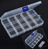 SCATOLA 15 COMPARTI REGOLABILI 18x8CM PORTA MINUTERIE GIOIELLI PERLINE NAIL ART Bellezza/Accessori e strumenti di bellezza/Portatrucchi/Beauty case e contenitori/Contenitori per cosmetici Trade Shop italia - Napoli, Commerciovirtuoso.it