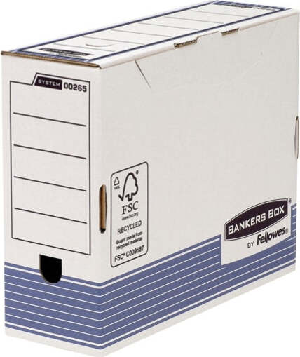Scatola archivio Bankers Box System - A4 - 26x31 5cm - dorso 10 cm - Fellowes [multipack] 10 pezzi Cancelleria e prodotti per ufficio/Archivio ufficio e accessori per scrivania/Archivio ufficio/Classificatori/Scatole Eurocartuccia - Pavullo, Commerciovirtuoso.it