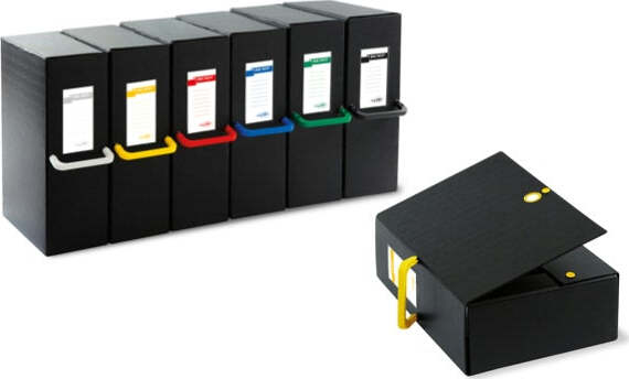 Scatola archivio Big Next - dorso 20 cm - 25x35 cm - nero-bianco - Sei Rota Cancelleria e prodotti per ufficio/Archivio ufficio e accessori per scrivania/Archivio ufficio/Classificatori/Scatole Eurocartuccia - Pavullo, Commerciovirtuoso.it