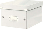 Scatola archivio Click Store - 22x16x28 2 cm (A5) - bianco - Leitz Cancelleria e prodotti per ufficio/Archivio ufficio e accessori per scrivania/Archivio ufficio/Classificatori/Scatole Eurocartuccia - Pavullo, Commerciovirtuoso.it