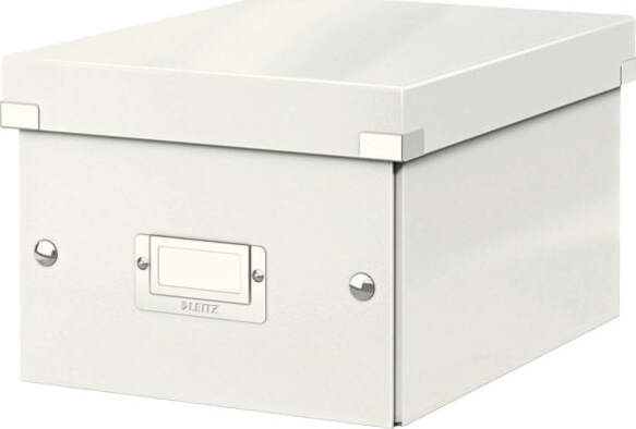 Scatola archivio Click Store - 22x16x28 2 cm (A5) - bianco - Leitz Cancelleria e prodotti per ufficio/Archivio ufficio e accessori per scrivania/Archivio ufficio/Classificatori/Scatole Eurocartuccia - Pavullo, Commerciovirtuoso.it
