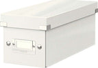 Scatola archivio Click Store - per CD - 14 3x13 6 x35 2 cm - bianco - Leitz Cancelleria e prodotti per ufficio/Archivio ufficio e accessori per scrivania/Archivio ufficio/Classificatori/Scatole Eurocartuccia - Pavullo, Commerciovirtuoso.it