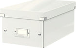 Scatola archivio Click Store - per DVD - 20 6x14 7x35 2 cm - bianco - Leitz Cancelleria e prodotti per ufficio/Archivio ufficio e accessori per scrivania/Archivio ufficio/Classificatori/Scatole Eurocartuccia - Pavullo, Commerciovirtuoso.it