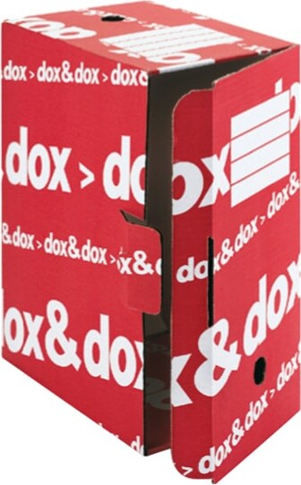 Scatola archivio DoxDox - 17x35x25 cm - bianco e rosso - Esselte Dox [multipack] 12 pezzi Cancelleria e prodotti per ufficio/Archivio ufficio e accessori per scrivania/Archivio ufficio/Classificatori/Scatole Eurocartuccia - Pavullo, Commerciovirtuoso.it