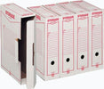 Scatola archivio Storage - A4 - 8 5x31 5x22 3 cm - bianco e rosso - 1601 Esselte Dox [multipack] 32 pezzi Cancelleria e prodotti per ufficio/Archivio ufficio e accessori per scrivania/Archivio ufficio/Classificatori/Scatole Eurocartuccia - Pavullo, Commerciovirtuoso.it