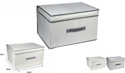 Scatola Box Salvaspazio Portatutto Contenitore Armadi Organizer 60x40x30cm 53029 Casa e cucina/Organizzazione interni/Organizzazione guardaroba/Contenitori sottoletto Trade Shop italia - Napoli, Commerciovirtuoso.it