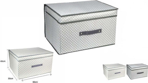 Scatola Box Salvaspazio Portatutto Contenitore Armadi Organizer 60x50x40cm 53030 Casa, arredamento e bricolage > Soluzioni salvaspazio > Scatole per Biancheria Trade Shop italia - Napoli, Commerciovirtuoso.it