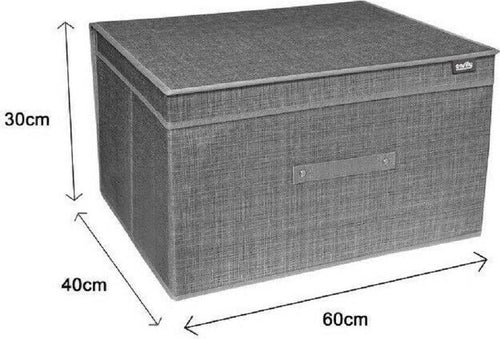 Scatola Box Salvaspazio Portatutto Contenitore Organizer 60 X 40 X 30 Cm 69696 Casa, arredamento e bricolage > Soluzioni salvaspazio > Scatole per Biancheria Trade Shop italia - Napoli, Commerciovirtuoso.it