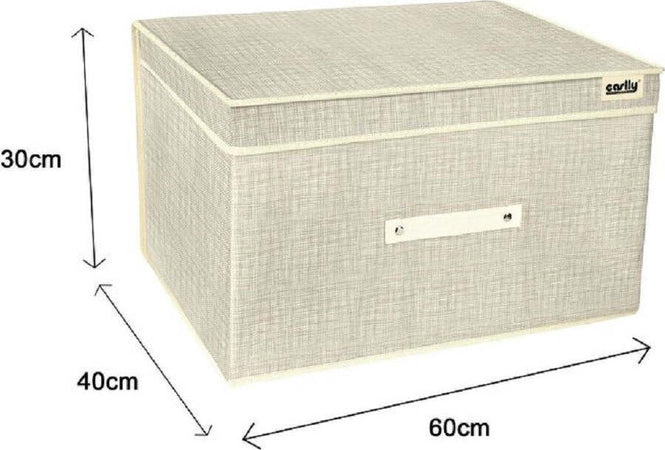 Scatola Box Salvaspazio Portatutto Contenitore Organizer 60 X 40 X 30 Cm 69696 Casa, arredamento e bricolage > Soluzioni salvaspazio > Scatole per Biancheria Trade Shop italia - Napoli, Commerciovirtuoso.it
