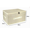 Scatola Box Salvaspazio Portatutto Contenitore Organizer Cerniera 60x45x24cm 79418