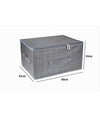 Scatola Box Salvaspazio Portatutto Contenitore Organizer Cerniera 60x45x24cm 79418