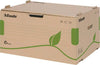 Scatola container EcoBox - 34x43 9x25 9 cm - apertura laterale - Esselte [multipack] 10 pezzi Cancelleria e prodotti per ufficio/Archivio ufficio e accessori per scrivania/Archivio ufficio/Classificatori/Scatole Eurocartuccia - Pavullo, Commerciovirtuoso.it